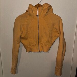 Lululemon Orange Cropped Scuba